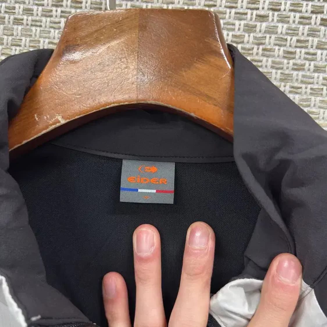 아이더 아웃도어 자수로고 윈드러너 바람막이 자켓 M A03579 상품이미지3