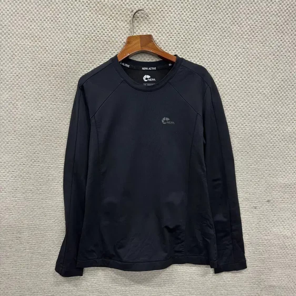 네파 아웃도어 프린팅로고 약기모 긴팔티 95 A03583 상품이미지1