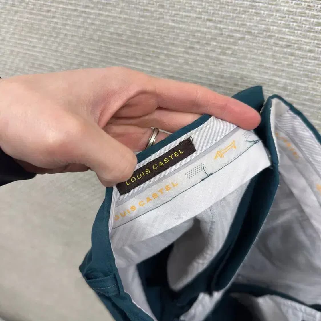 루이까스텔 골프 자수로고 약기모 바지 82 A03600 상품이미지3