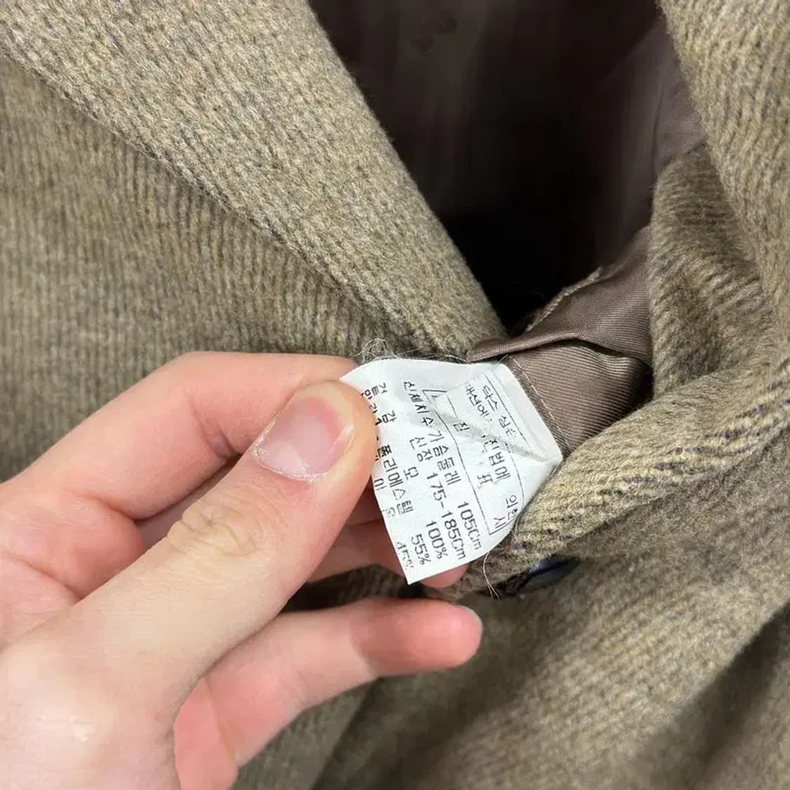 닥스 올드스쿨 울 코트 자켓 105 A03570 상품이미지4