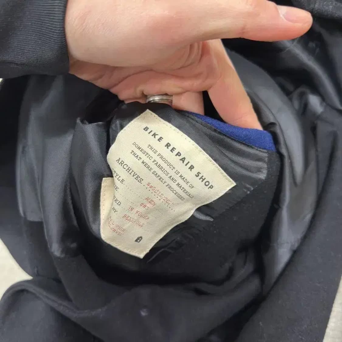 빈폴 캐주얼 울 코트 자켓 100 A03585 상품이미지3