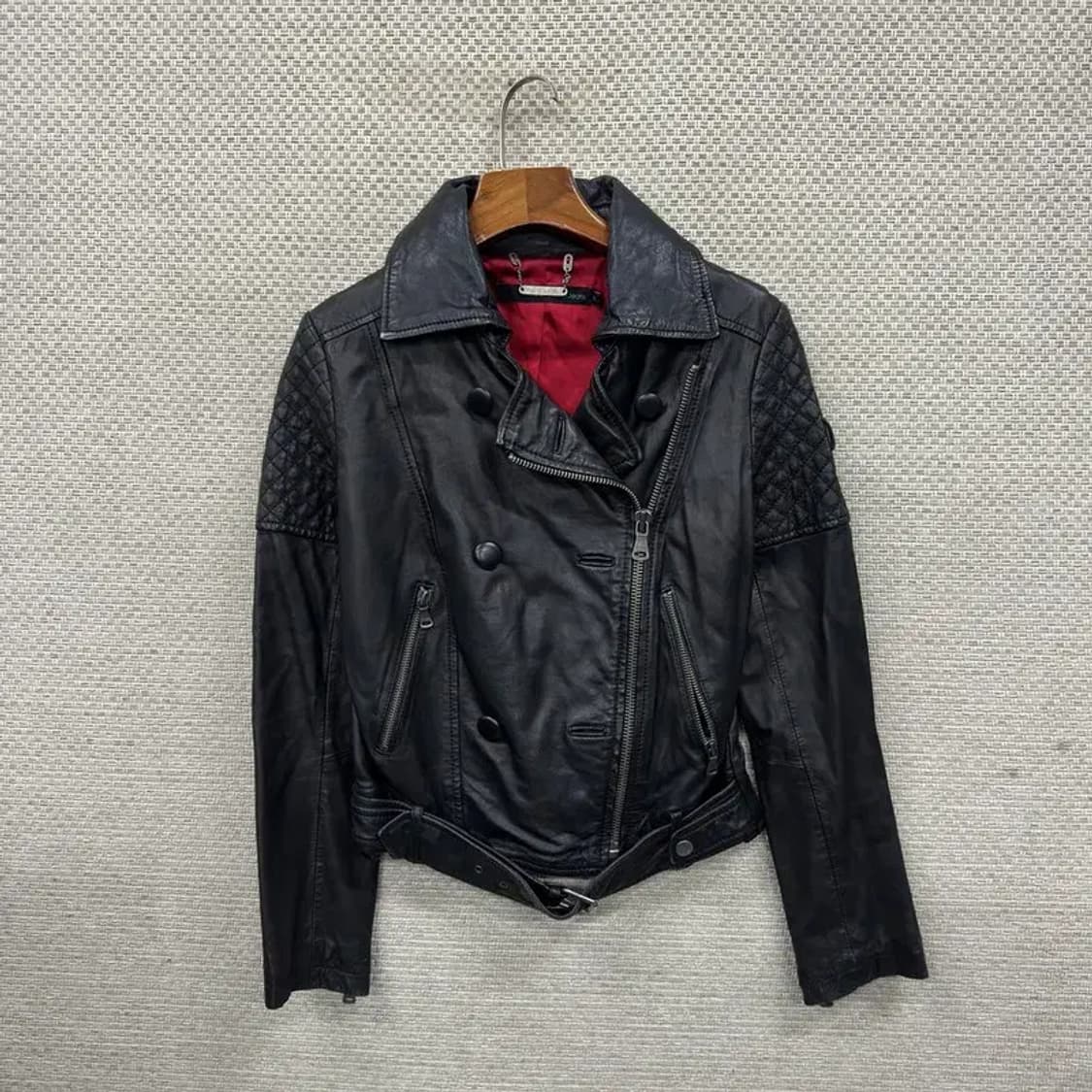 캘빈클라인 캐주얼 라이더 양가죽 자켓 XS A03646 상품이미지1