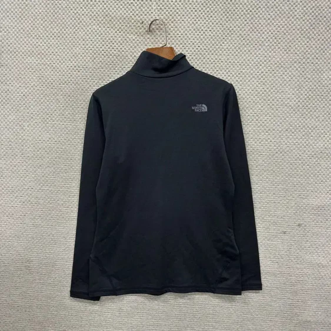 노스페이스 아웃도어 자수로고 목폴라 긴팔티 90 A03650 상품이미지2