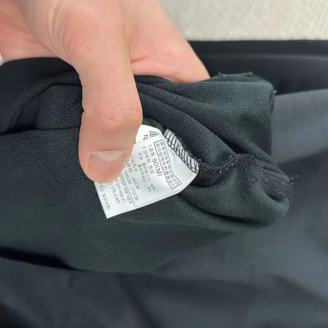 노스페이스 아웃도어 자수로고 목폴라 긴팔티 90 A03650 상품이미지4