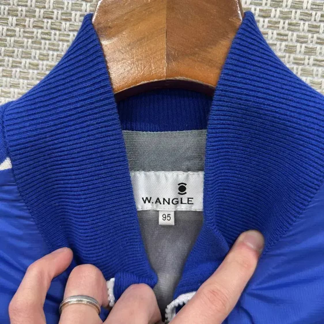 와이드앵글 골프 자수로고 방풍 집업 95 A03652 상품이미지3