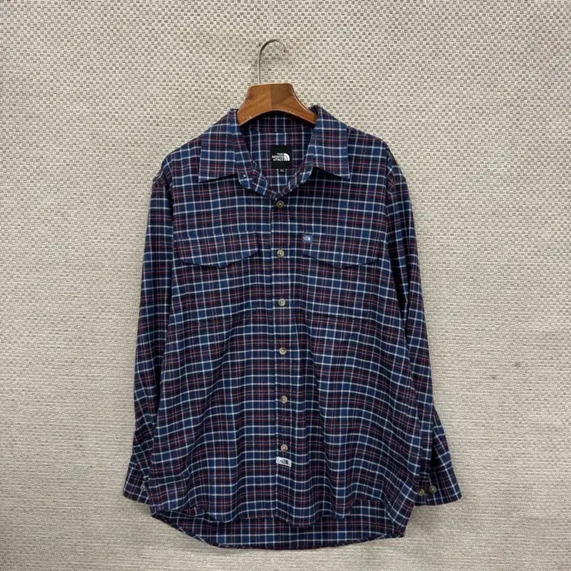 노스페이스 캐주얼 빈티지 체크 셔츠 95 A03654 상품이미지1