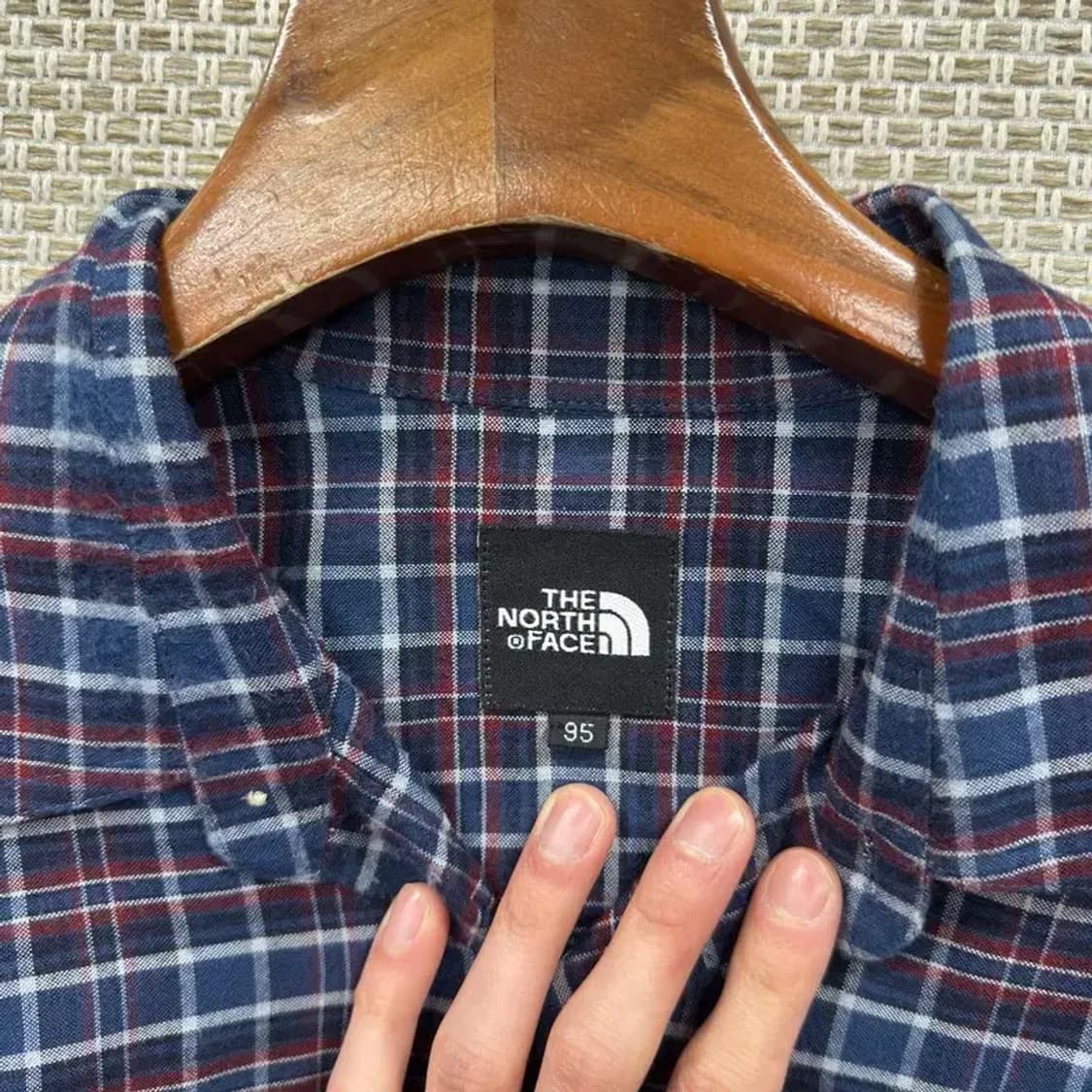 노스페이스 캐주얼 빈티지 체크 셔츠 95 A03654 상품이미지3