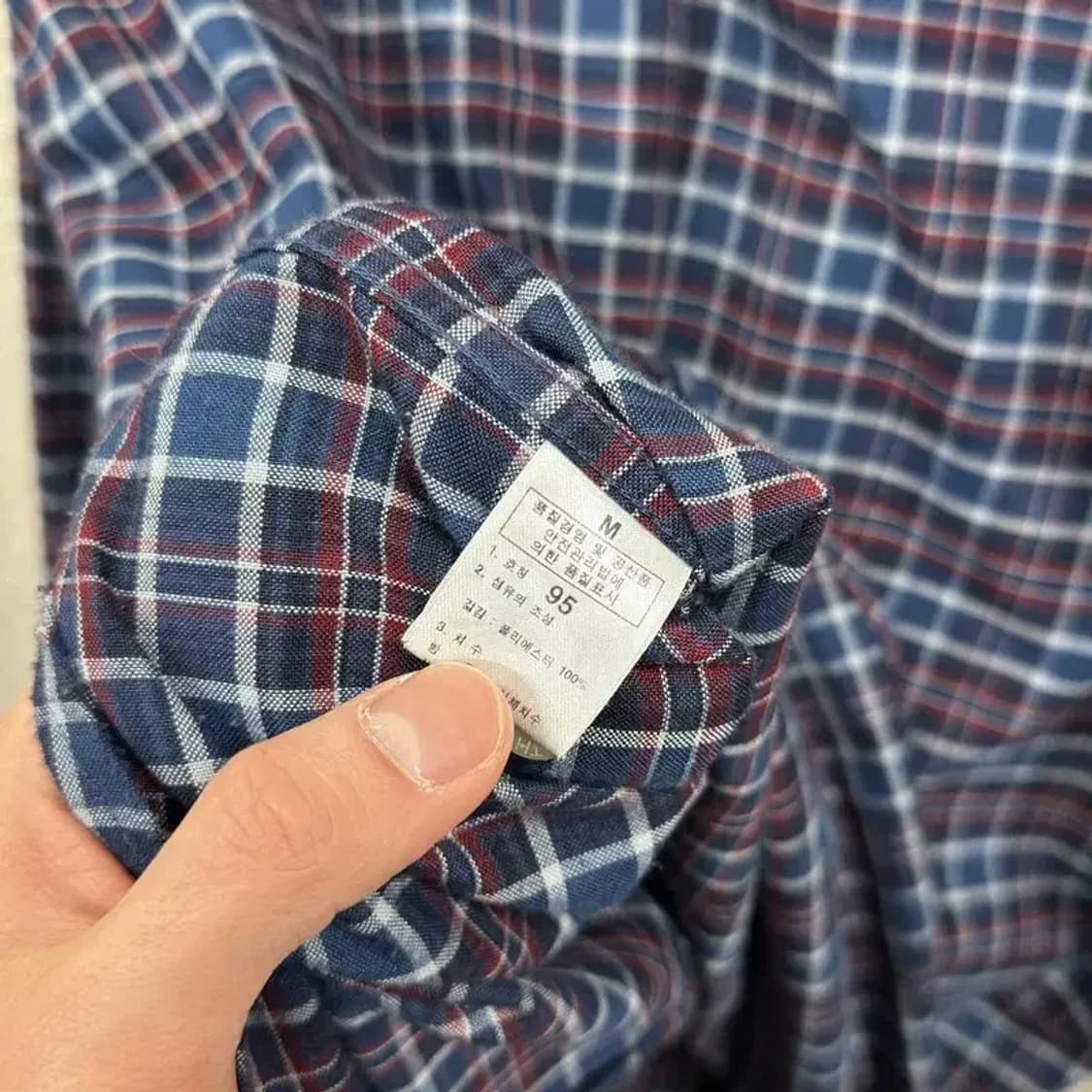 노스페이스 캐주얼 빈티지 체크 셔츠 95 A03654 상품이미지4