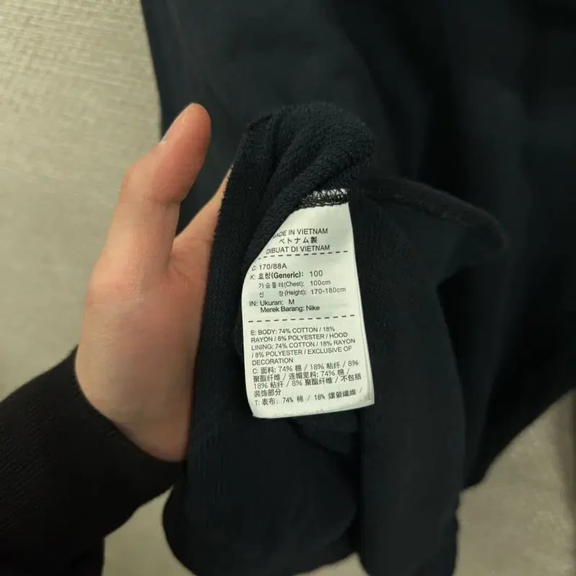 나이키 조던 캐주얼 오버핏 프린팅 후드티 M A03663 상품이미지4