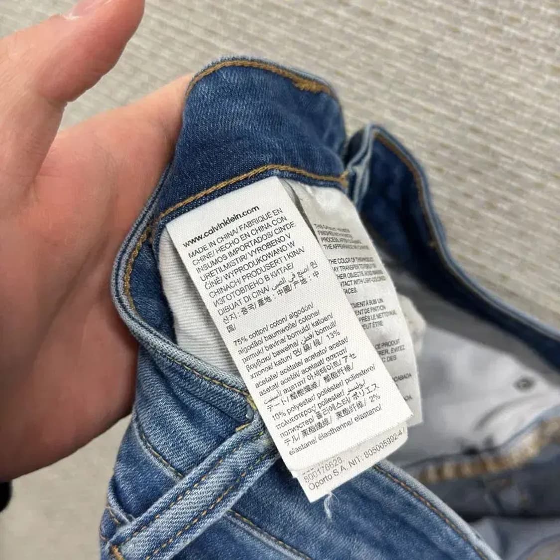 캘빈클라인 캐주얼 스판 데님 청바지 31인치 A03674 상품이미지5