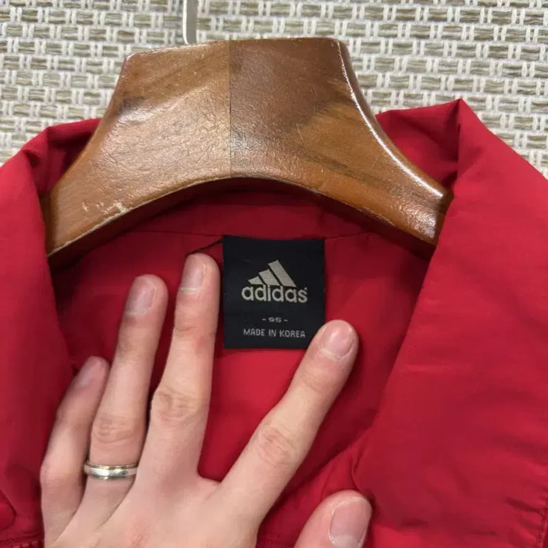 아디다스 캐주얼 자수로고 윈드브레이커 바람막이 95 A03651 상품이미지3