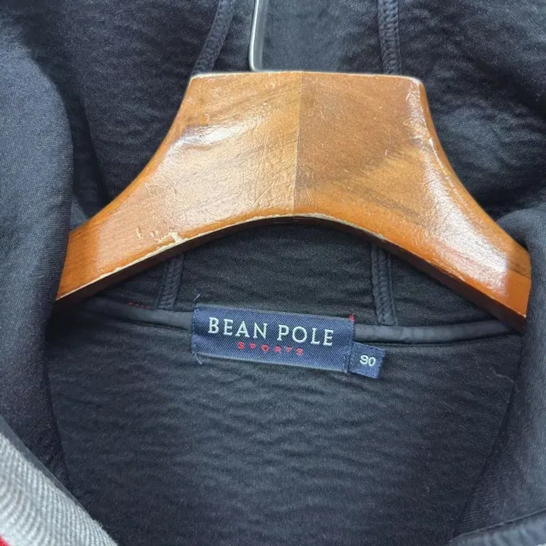 빈폴 스포츠 캐주얼 자수로고 오버핏 후드집업 90 A03657 상품이미지3