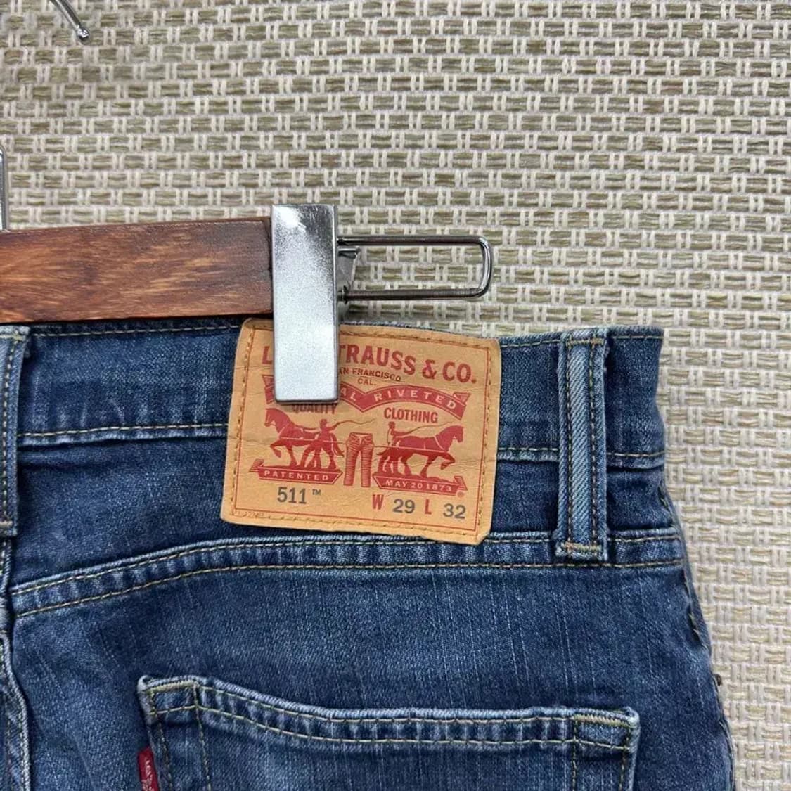 리바이스 511 캐주얼 데님 청바지 29인치 A03681 상품이미지3