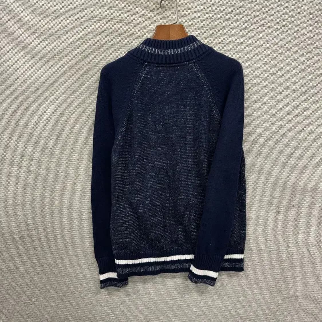 타미힐피거 캐주얼 자수로고 코튼 가디건 M A03726 상품이미지2