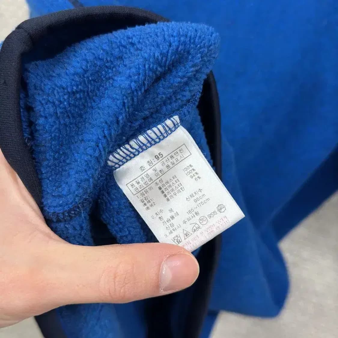 K2 아웃도어 자수로고 약기모 반집업 긴팔티 95 A03746 상품이미지4