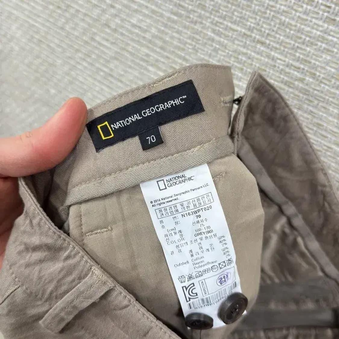 내셔널지오그래픽 캐주얼 스판 코튼팬츠 면바지 70 A03761 상품이미지4