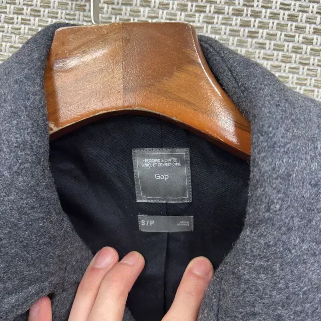 갭 GAP 캐주얼 울 피코트 자켓 S A03727 상품이미지3