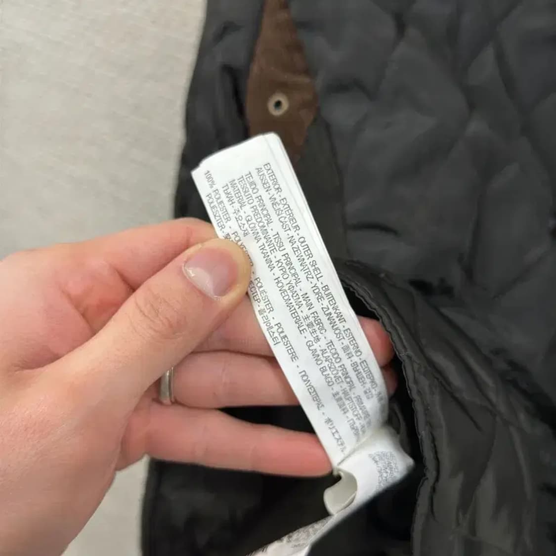 자라 ZARA 베이직 퀄팅 경량 자켓 M A03749 상품이미지4