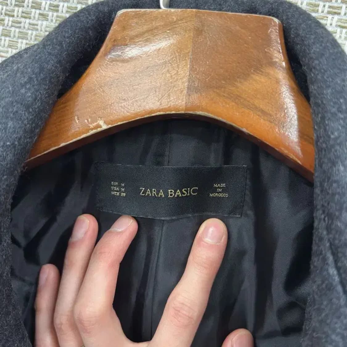 자라 ZARA 캐주얼 울 코트 자켓 M A03751 상품이미지3