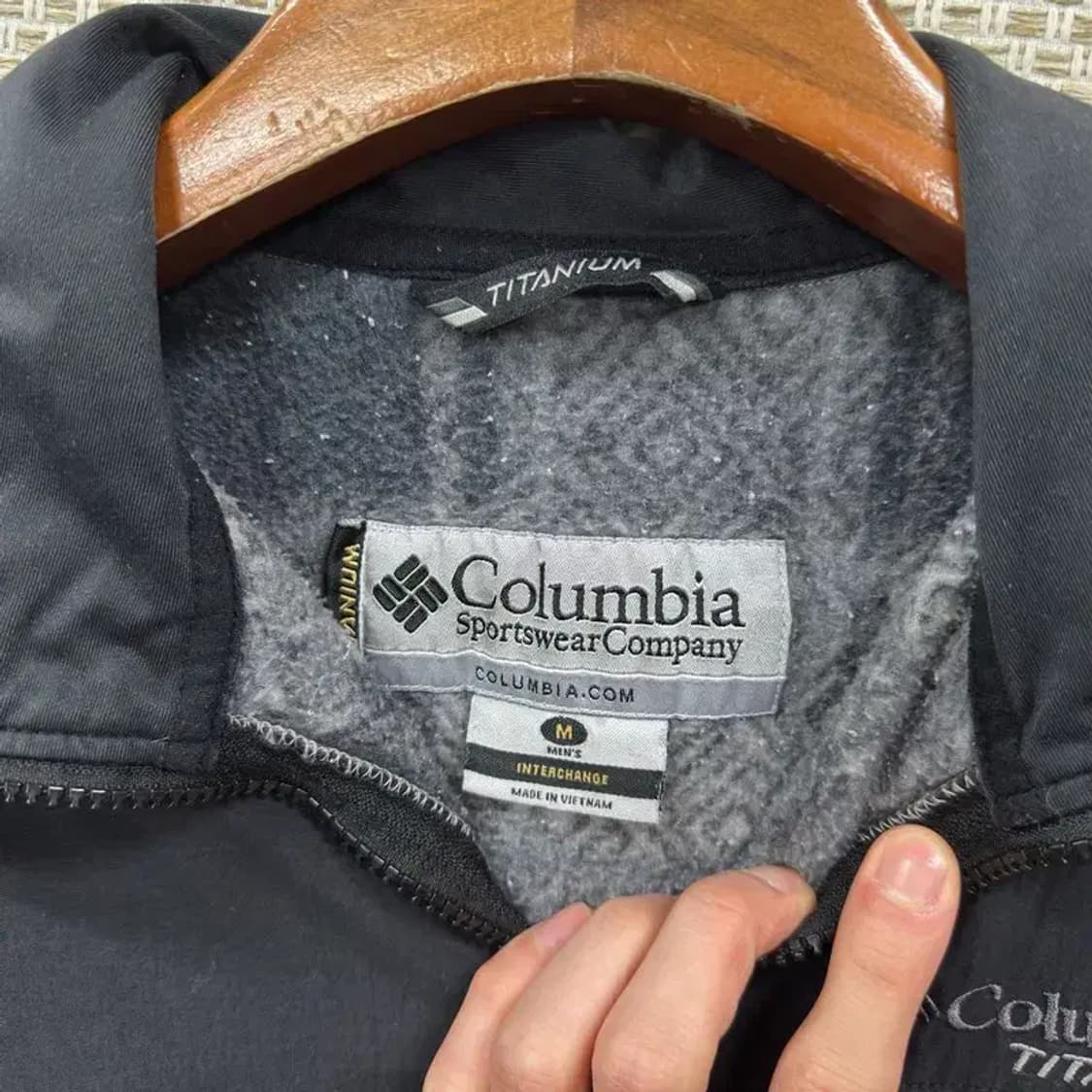 콜럼비아 아웃도어 자수로고 노르딕 플리스 후리스 M A03744 상품이미지3