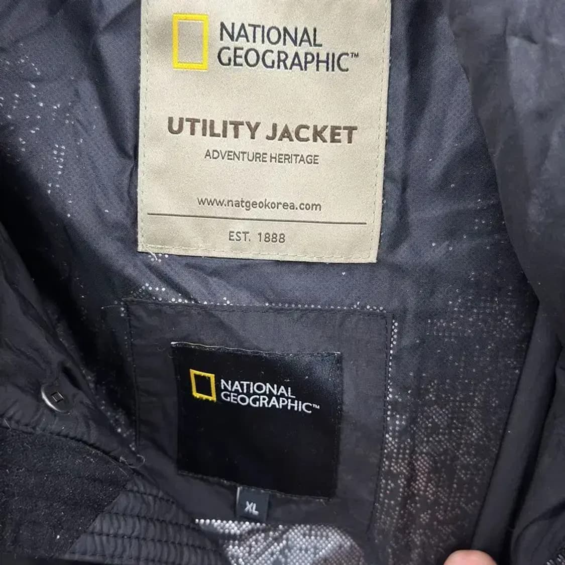 내셔널지오그래픽 와펜 오리털 덕다운 패딩 점퍼 XL A03752 상품이미지3