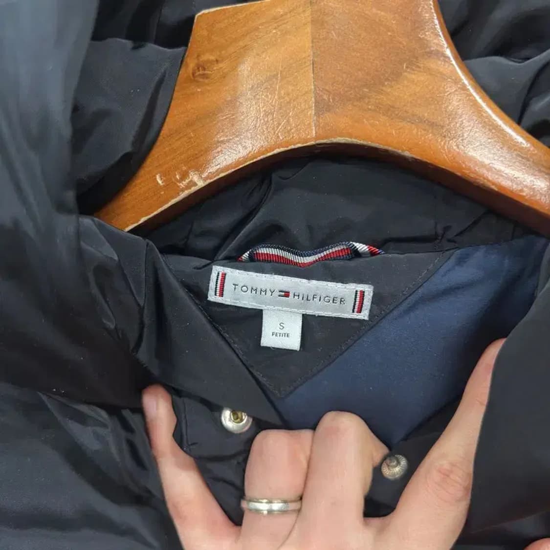 타미힐피거 캐주얼 오리털 덕다운 롱 패딩 S A04455 상품이미지3