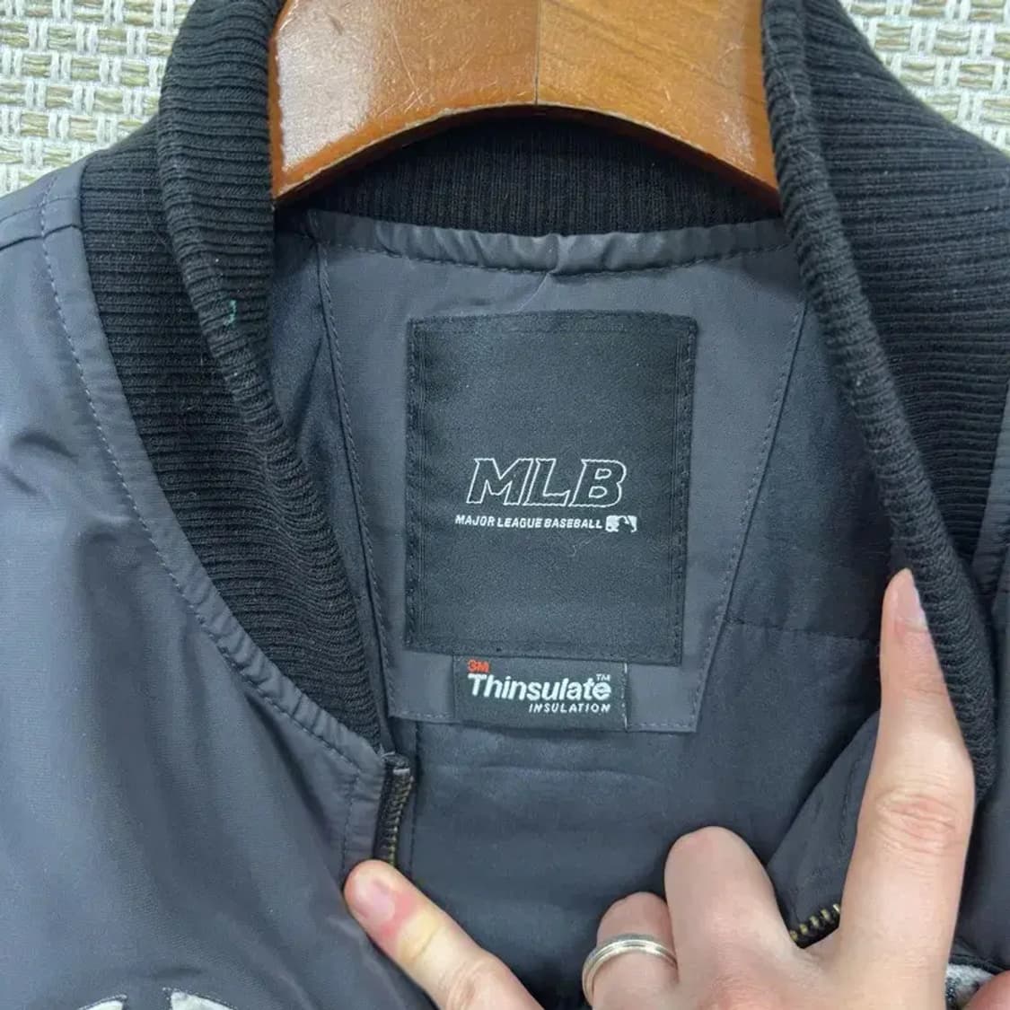 MLB 캐주얼 뉴욕양키스 항공점퍼 바시티자켓 95 A04450 상품이미지3