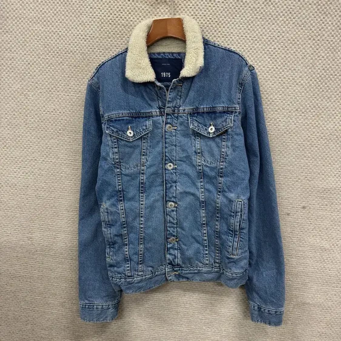 자라 ZARA 캐주얼 쉐르파 데님 청자켓 L A04474 상품이미지1