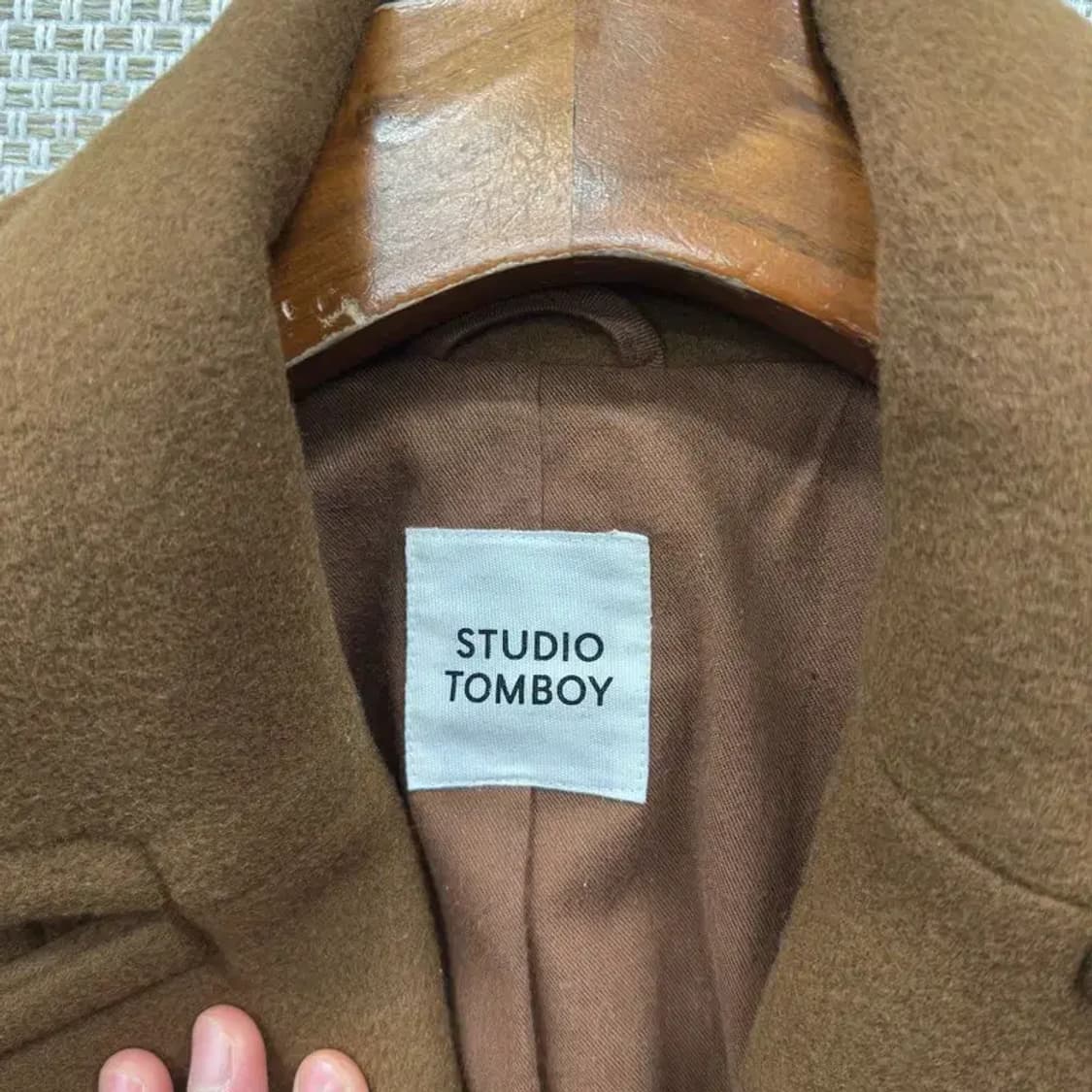 스튜디오톰보이 캐주얼 울 코트 자켓 85 A04457 상품이미지3