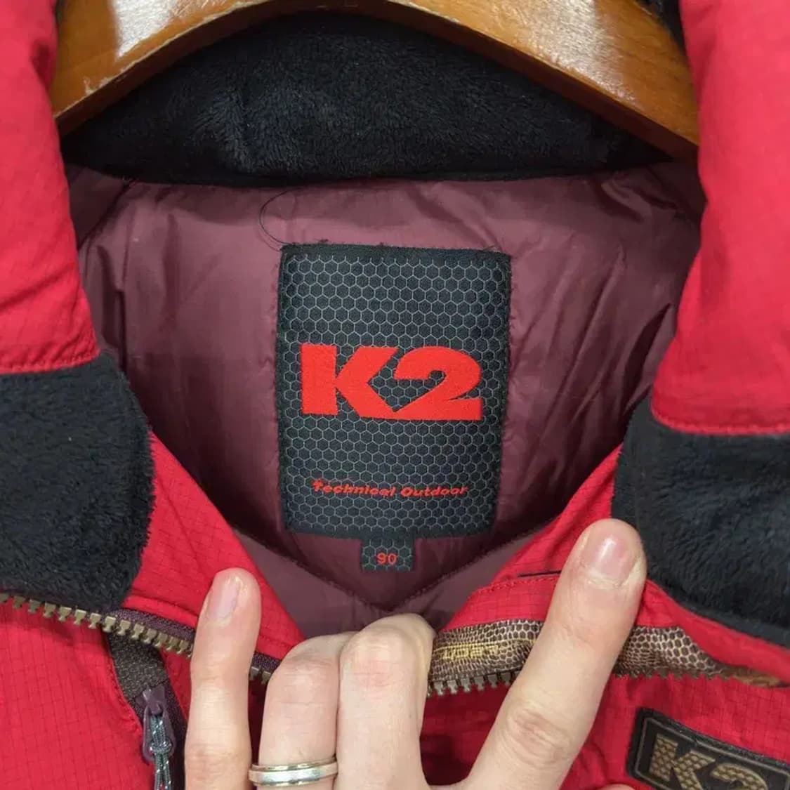 K2 아웃도어 거위털 구스다운 패딩 점퍼 90 A04469 상품이미지3