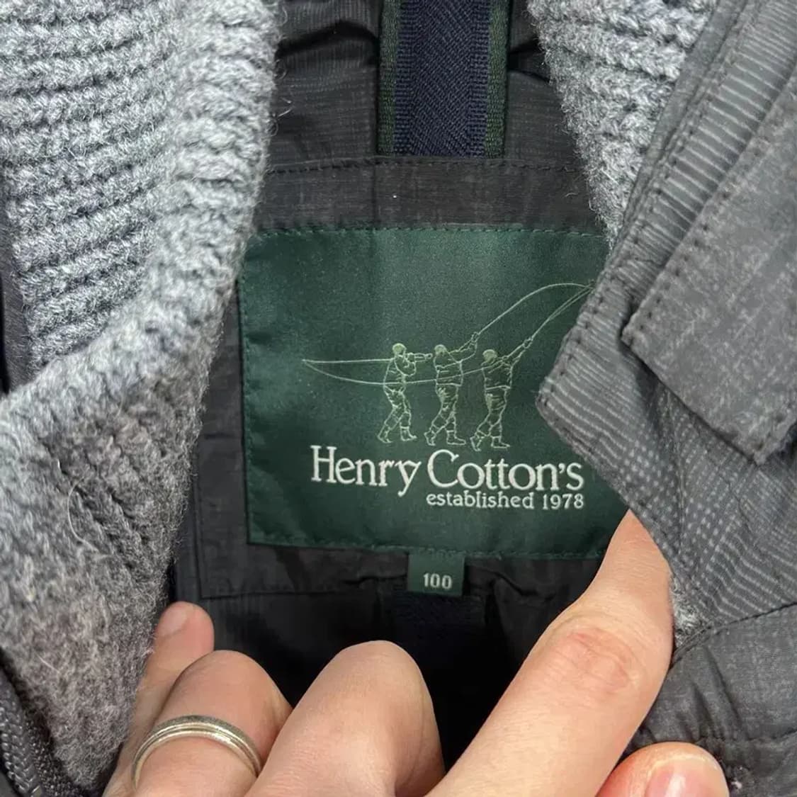 헨리코튼 캐주얼 오리털 덕다운 패딩 점퍼 100 A04465 상품이미지3