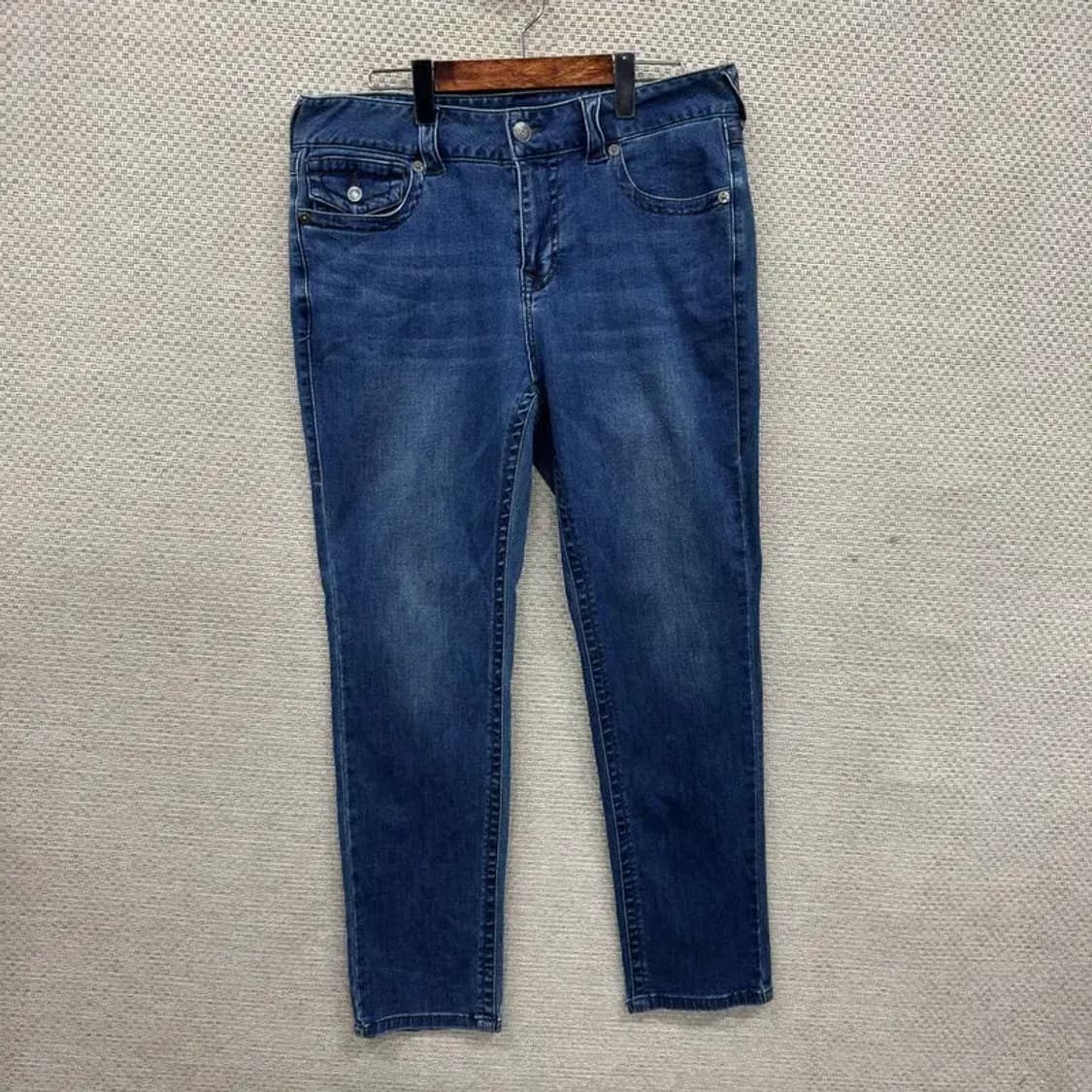 트루릴리젼 캐주얼 스판 데님 청바지 34인치 A04484 상품이미지1