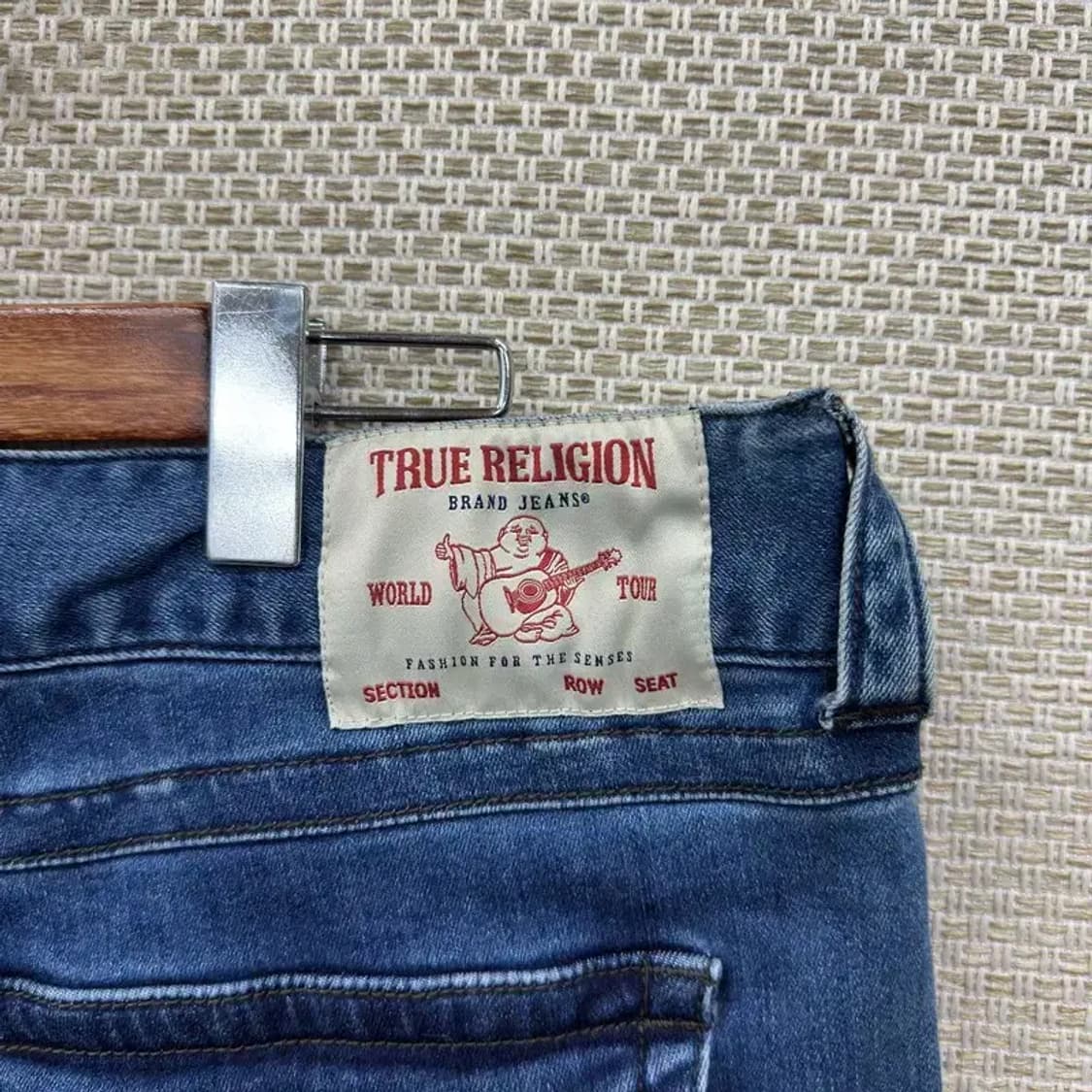 트루릴리젼 캐주얼 스판 데님 청바지 34인치 A04484 상품이미지3