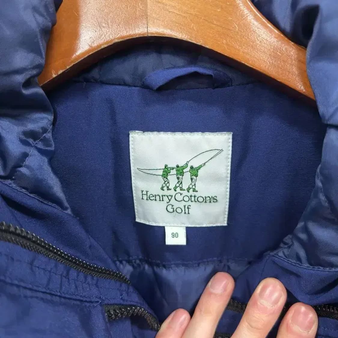 헨리코튼 골프 캐주얼 거위털 구스다운 하프 패딩 90 A04471 상품이미지3