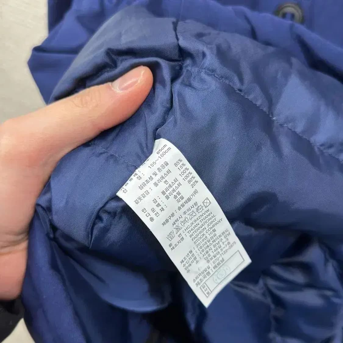 헨리코튼 골프 캐주얼 거위털 구스다운 하프 패딩 90 A04471 상품이미지4