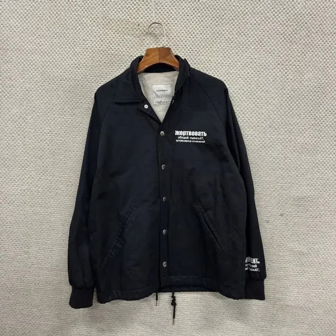 소버먼트 캐주얼 자수로고 코치자켓 M A04525 상품이미지1