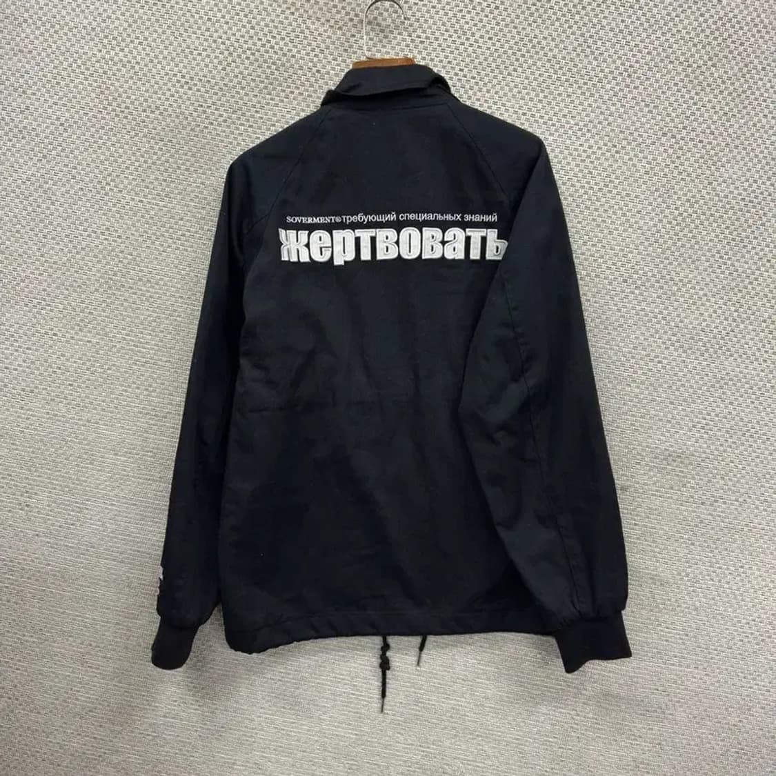 소버먼트 캐주얼 자수로고 코치자켓 M A04525 상품이미지2