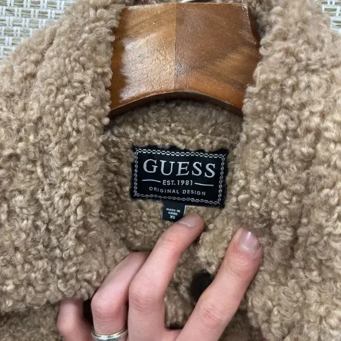 게스 캐주얼 양털 플리스 후리스 자켓 XS A04528 상품이미지3