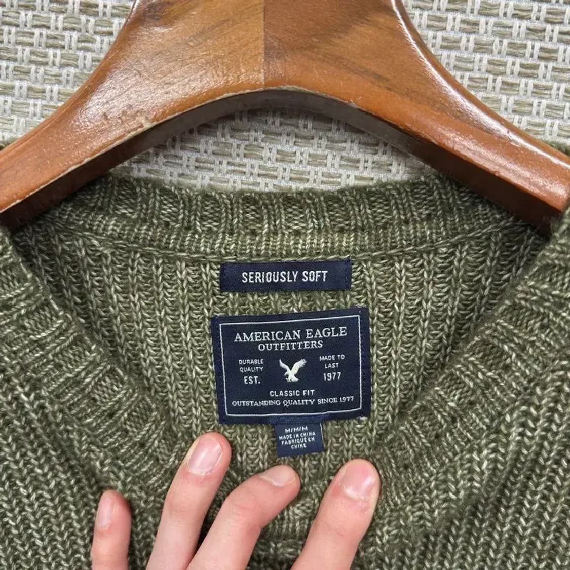 아메리칸이글 캐주얼 아카이브 니트 스웨터 M A04530 상품이미지3