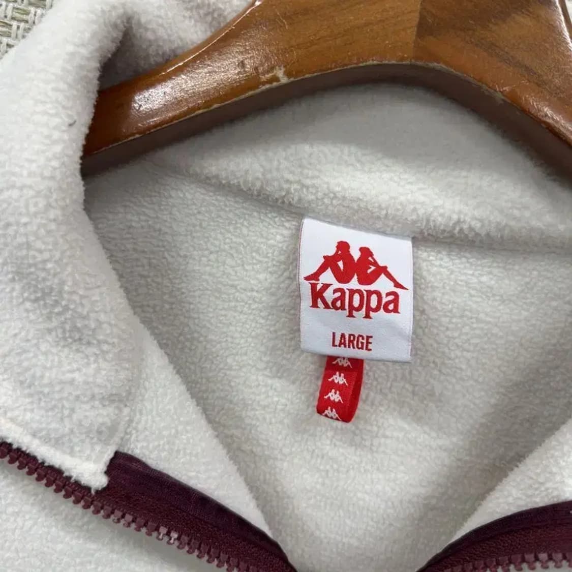 카파 캐주얼 자수로고 반집업 후리스 맨투맨 L A04533 상품이미지3