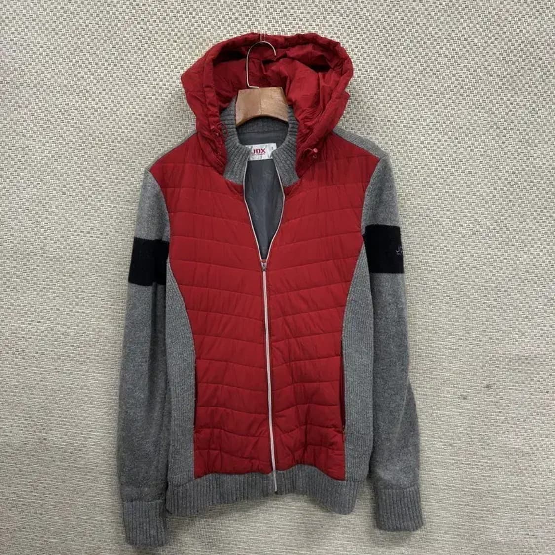 JDX 골프 캐주얼 방풍 울 퀄팅 니트 집업 95 A04534 상품이미지1