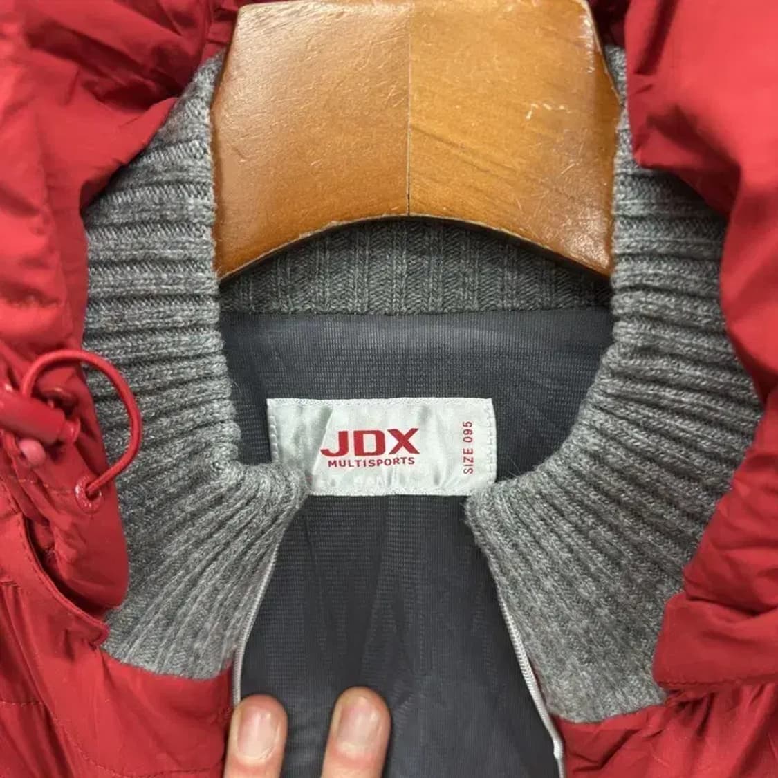 JDX 골프 캐주얼 방풍 울 퀄팅 니트 집업 95 A04534 상품이미지3