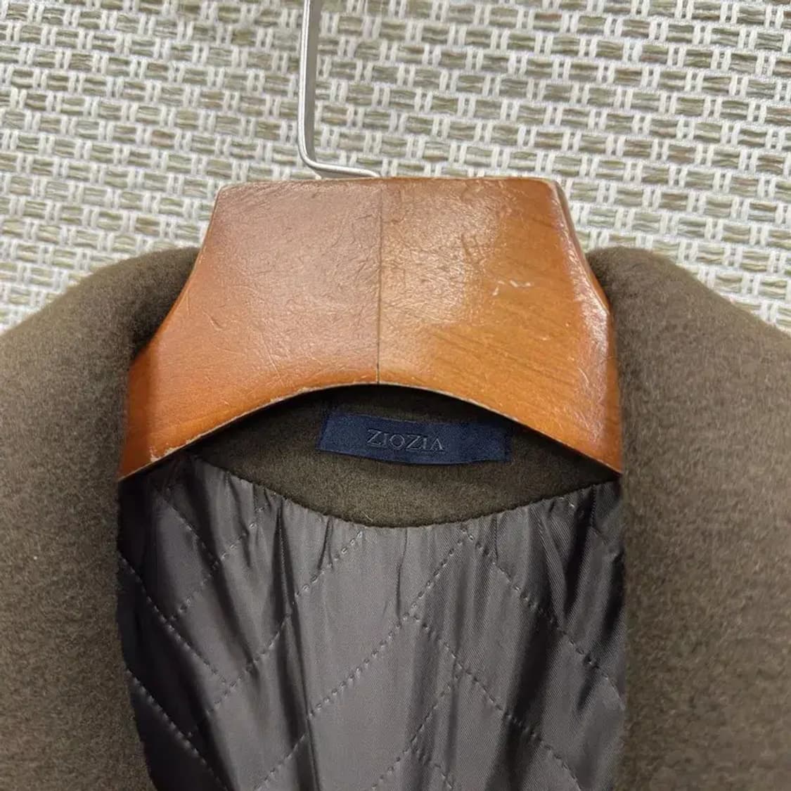 지오지아 캐주얼 더블버튼 울 캐시미어 롱 코트 95 A04542 상품이미지3