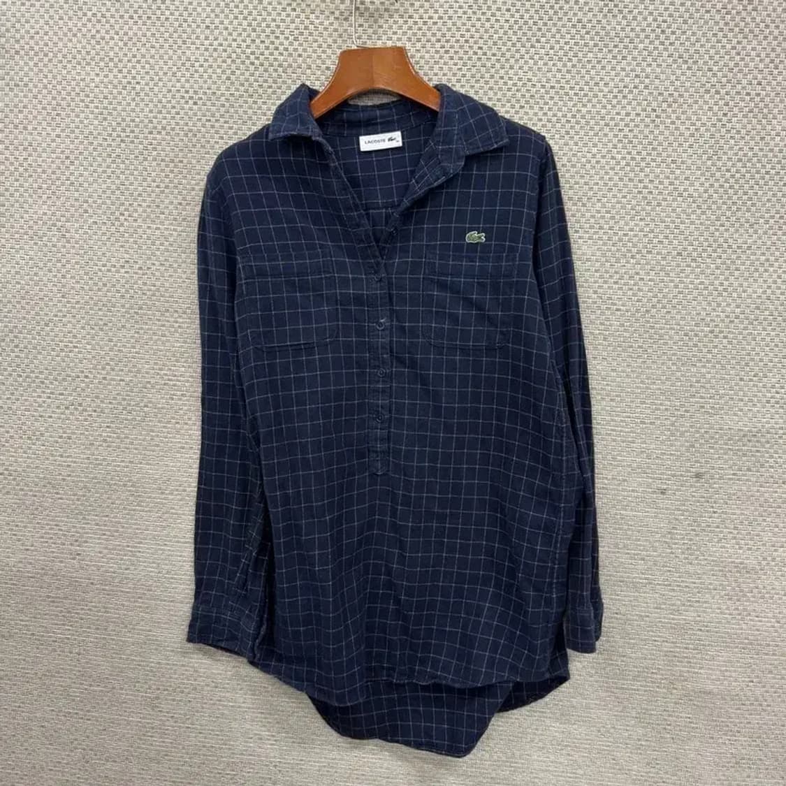 라코스테 캐주얼 자수로고 미니 셔츠 원피스 100 A04546 상품이미지1