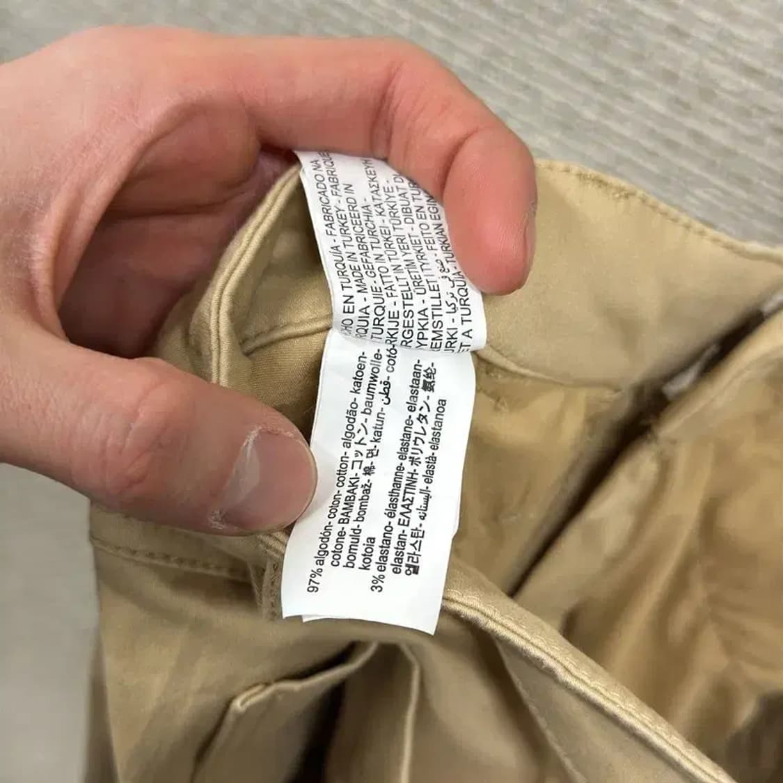 자라 ZARA 캐주얼 와이드핏 코튼팬츠 면바지 26인치 A04556 상품이미지4