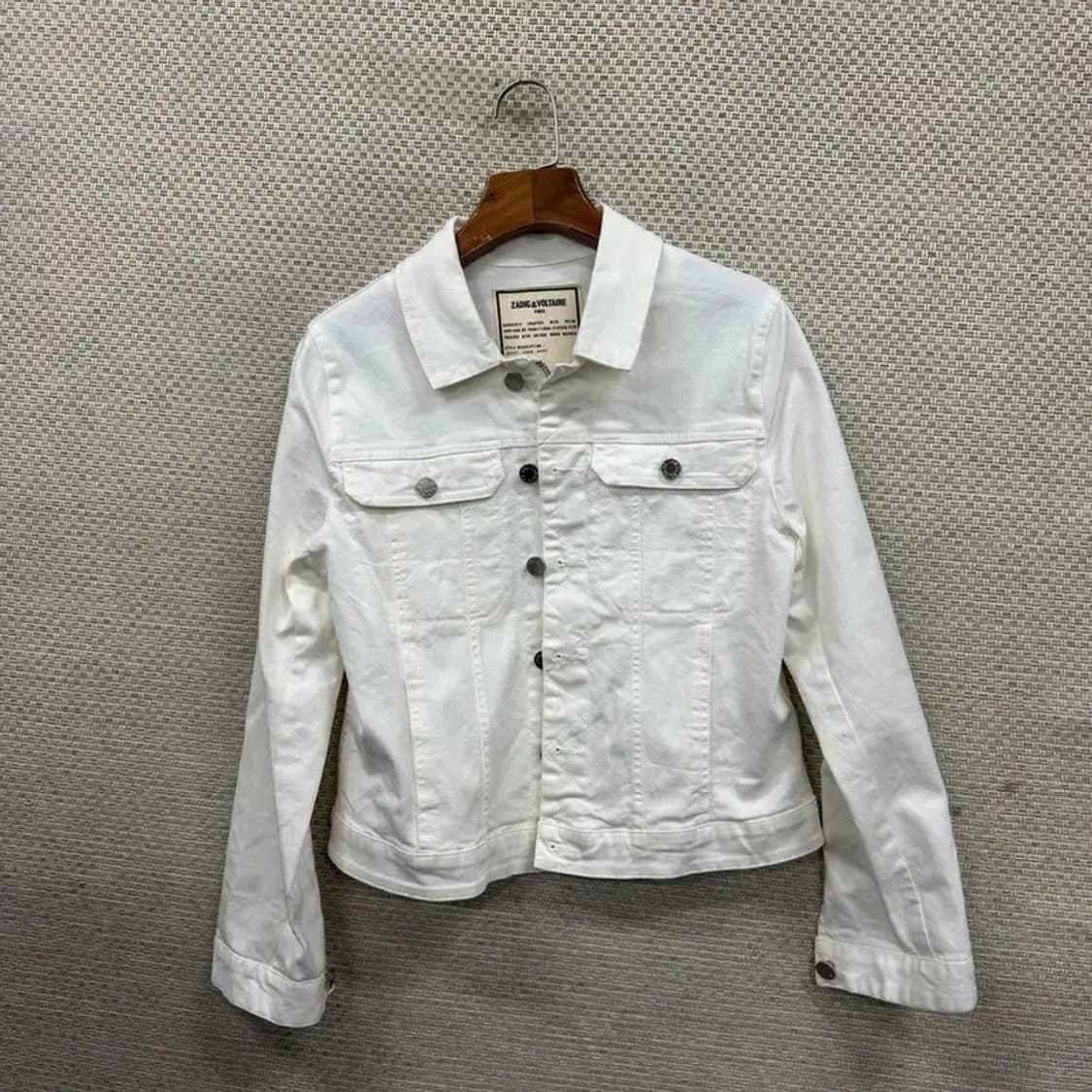 쟈딕앤볼테르 캐주얼 백자 트러커 자켓 L A04531 상품이미지1