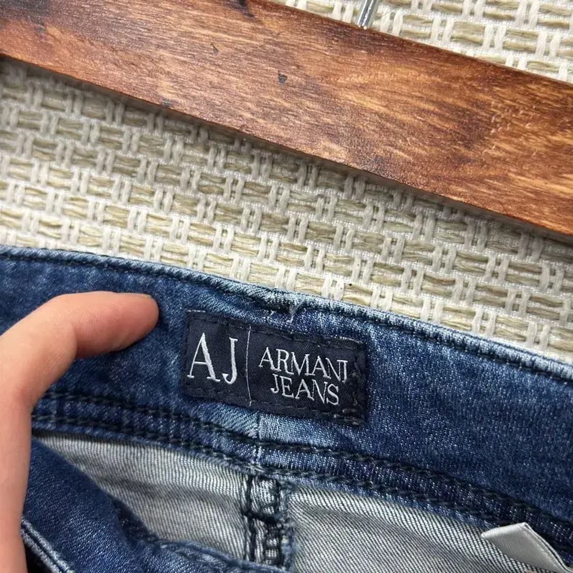 아르마니진스 금장 스판 데님 청바지 24인치 A04557 상품이미지4