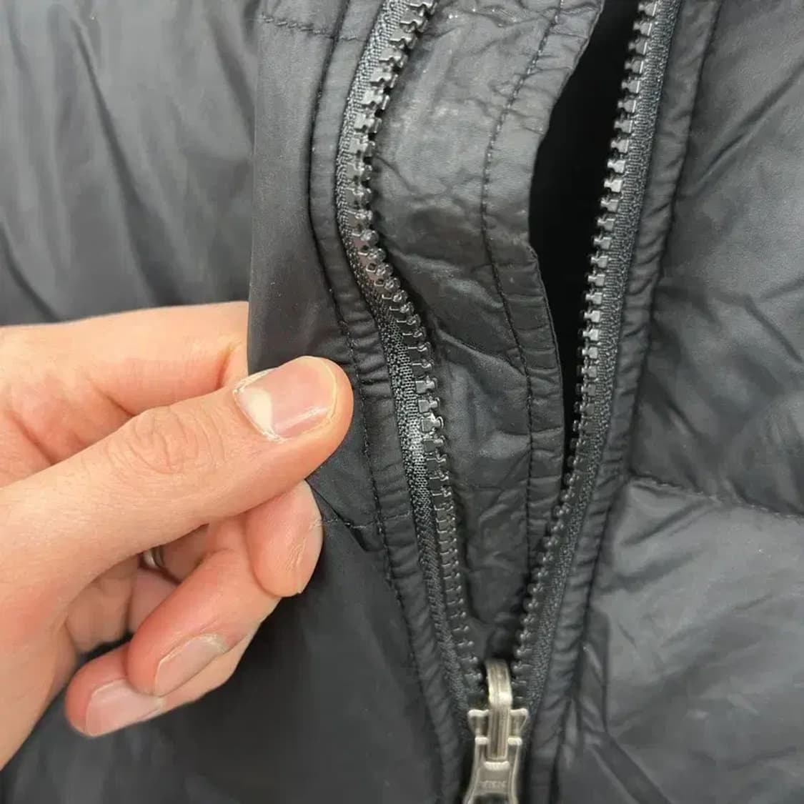 노스페이스 550 아웃도어 자수로고 패딩 90 A04547 상품이미지6