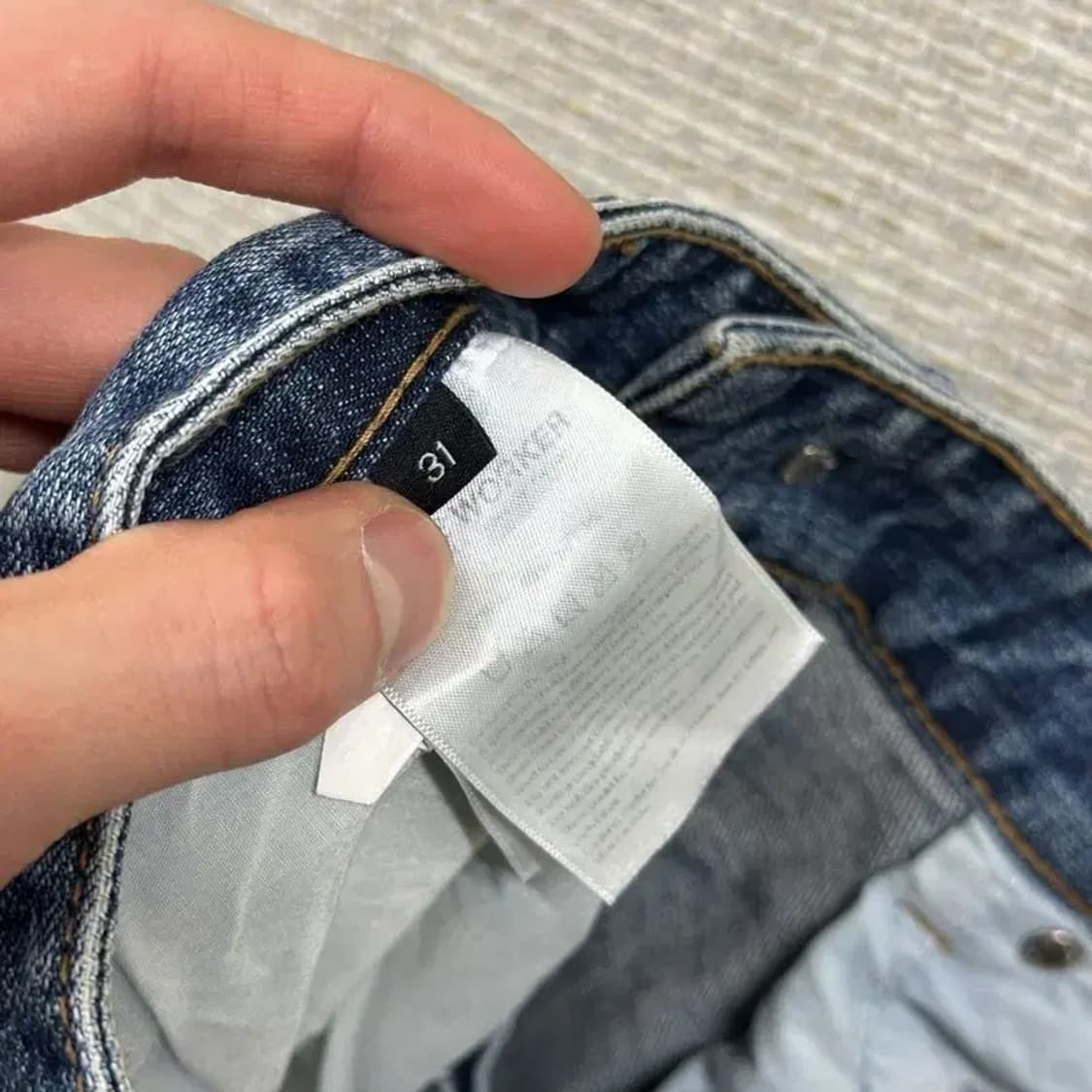 피스워커 캐주얼 스판 데님 청바지 31인치 A04562 상품이미지5