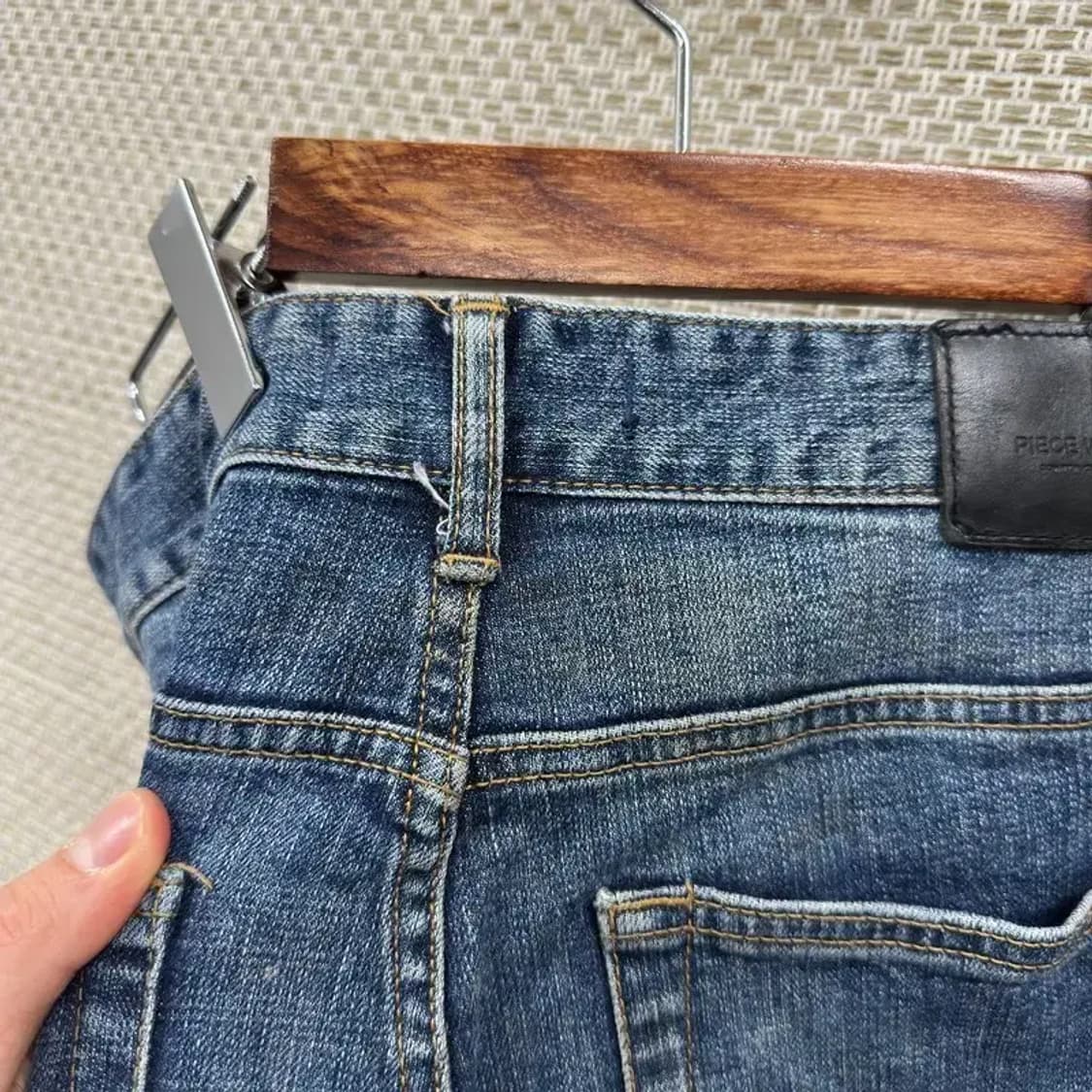 피스워커 캐주얼 스판 데님 청바지 31인치 A04562 상품이미지7